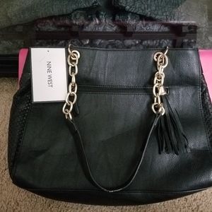 Nine West leather Chain handle Purse